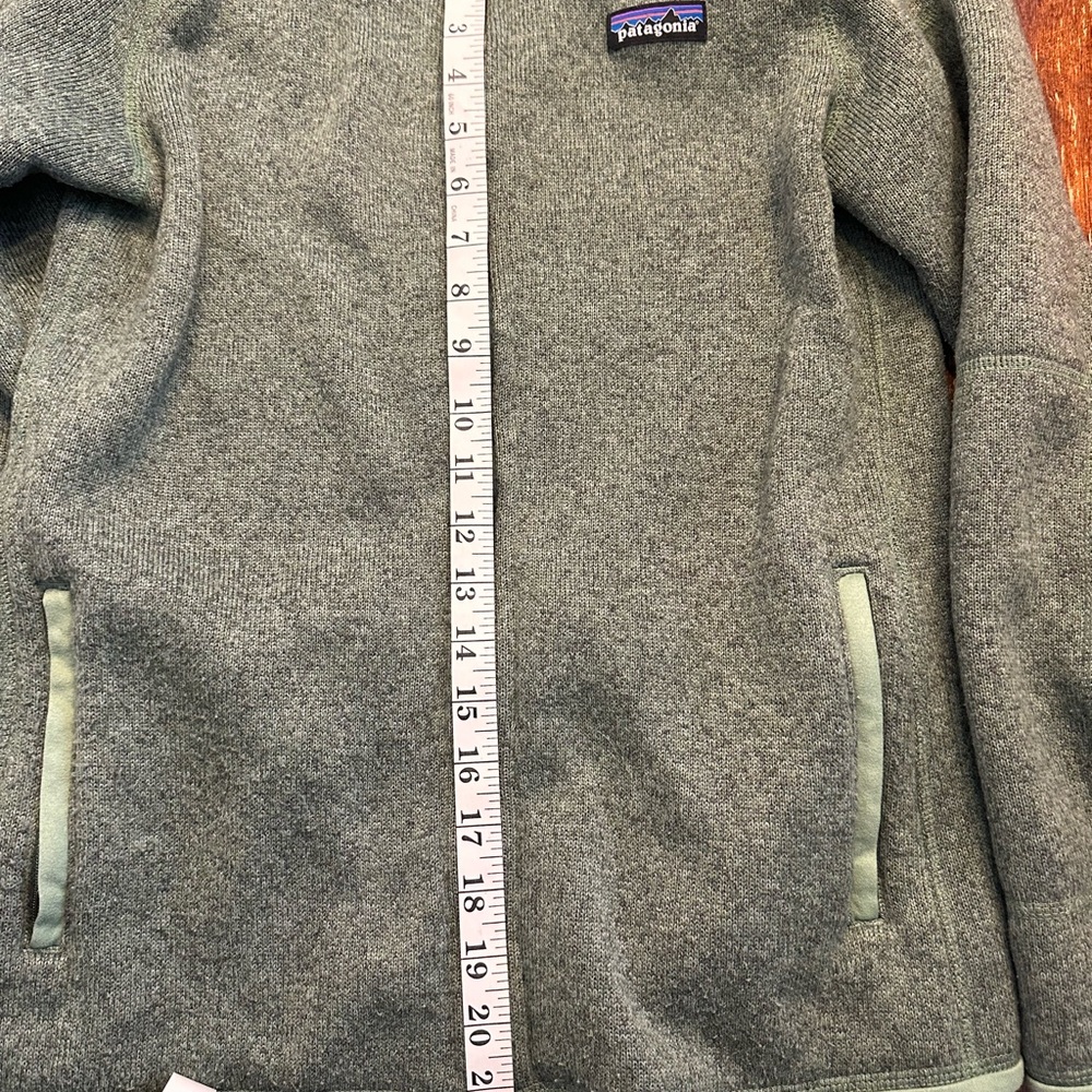Patagonia Olive Full-Zip Fleece Jacket Size Medium - Picture 10 of 13